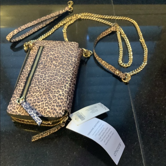 ❤️❤️❤️ Women’s Leopard Wallet/Phone Case Cross Body Purse NWT - Picture 2 of 5